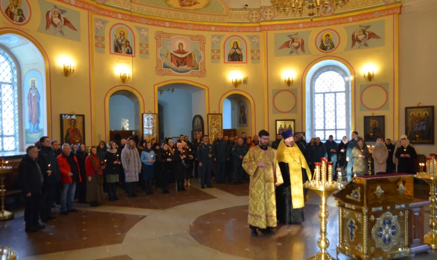 Молебен в день памяти святого покровителя пожарных