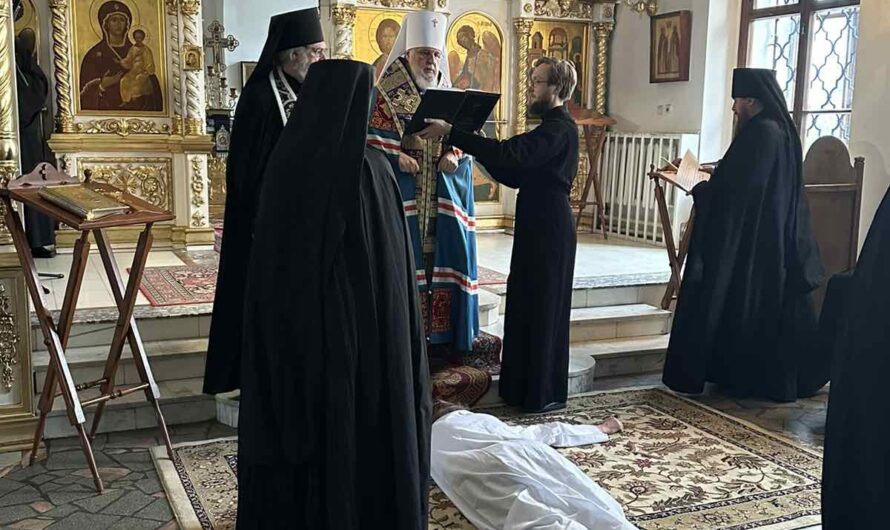 В Пермской епархии совершены мантийные постриги