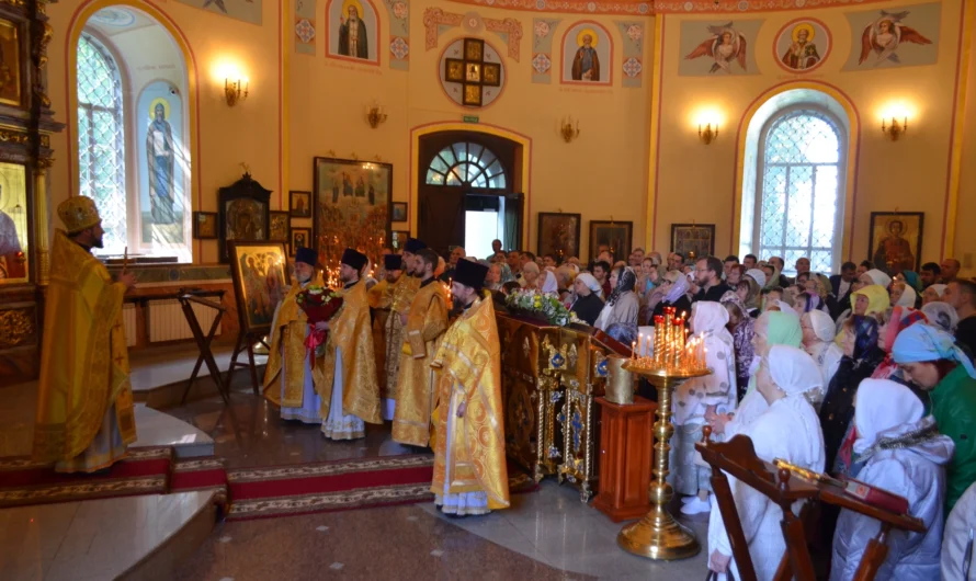 Престольный праздник храма во имя Всех святых