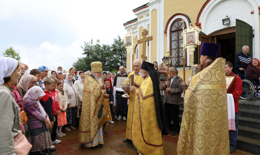 Престольный праздник в селе Кольцово