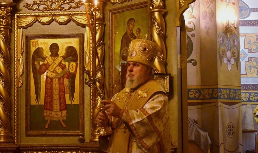 Архиерейское богослужение в день Предпразднства Преображения Господня
