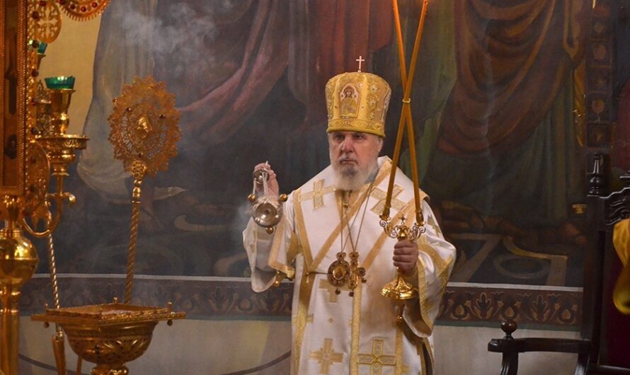 Архиерейское богослужение в день памяти святителя Тихона, епископа Воронежского, Задонского, чудотворца