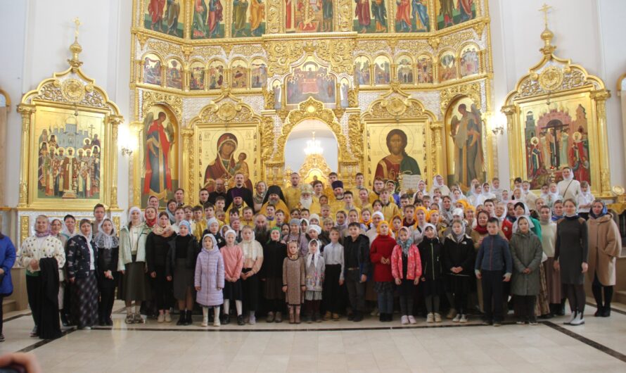 Состоялся традиционный слет воспитанников воскресных церковно-приходских школ Пермской епархии