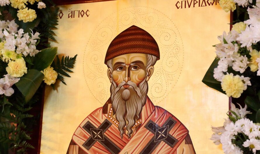 Архиерейское богослужение в день памяти святителя Спиридона, епископа Тримифунтского