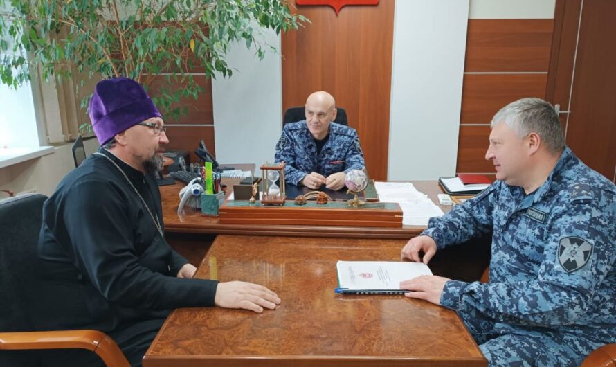Состоялась встреча представителя Пермской епархии с начальником управления ФСВНГ РФ России по Пермскому краю