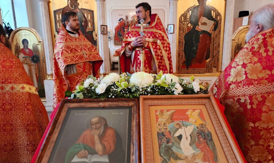 Престольный праздник в семинарском храме