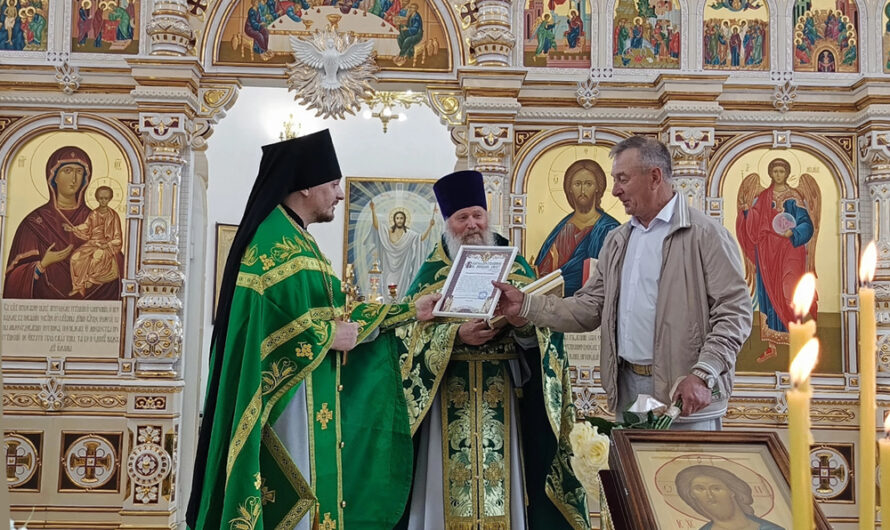 Престольный праздник в храме во имя преподобного Сергия Радонежского поселка Октябрьский