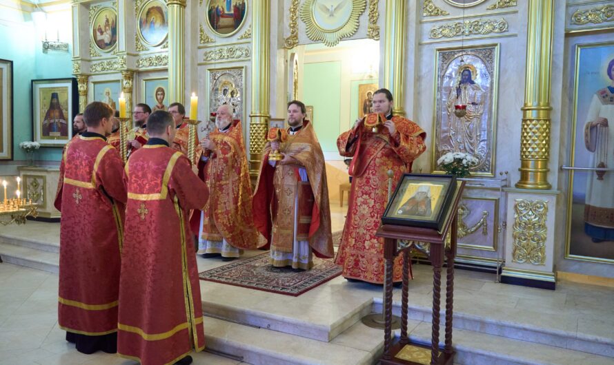 Соборное богослужение в день памяти священномучеников иерея Константина (Юрганова) и иерея Анании (Аристова)