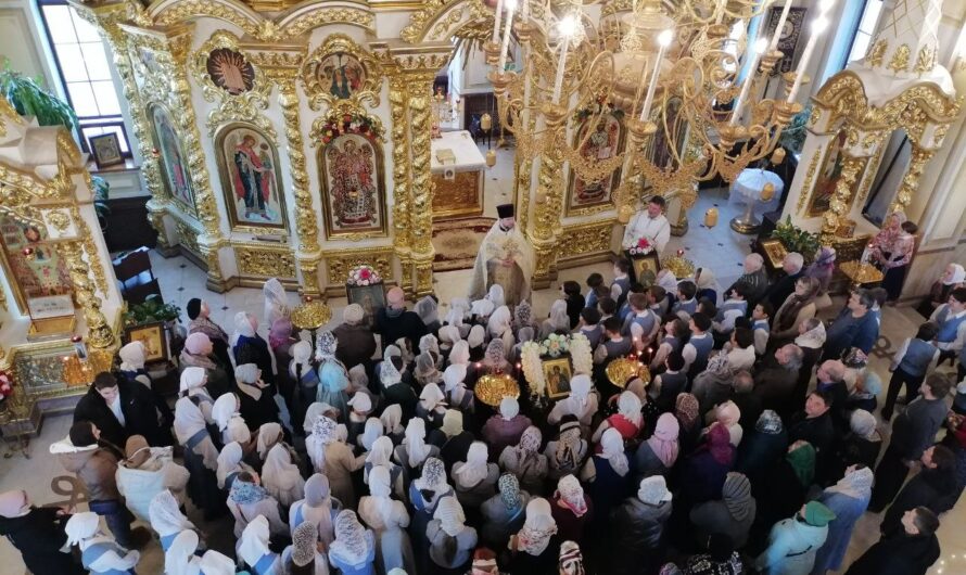 Малый престольный праздник в Андреевском храме города Перми 