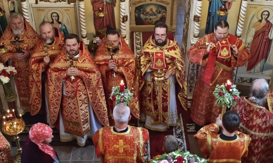 Престольный праздник в храме во имя священномученика Андроника