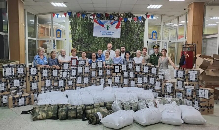 Мастерские «Подари свой час для Победы» передали очередную партию изделий для участников СВО