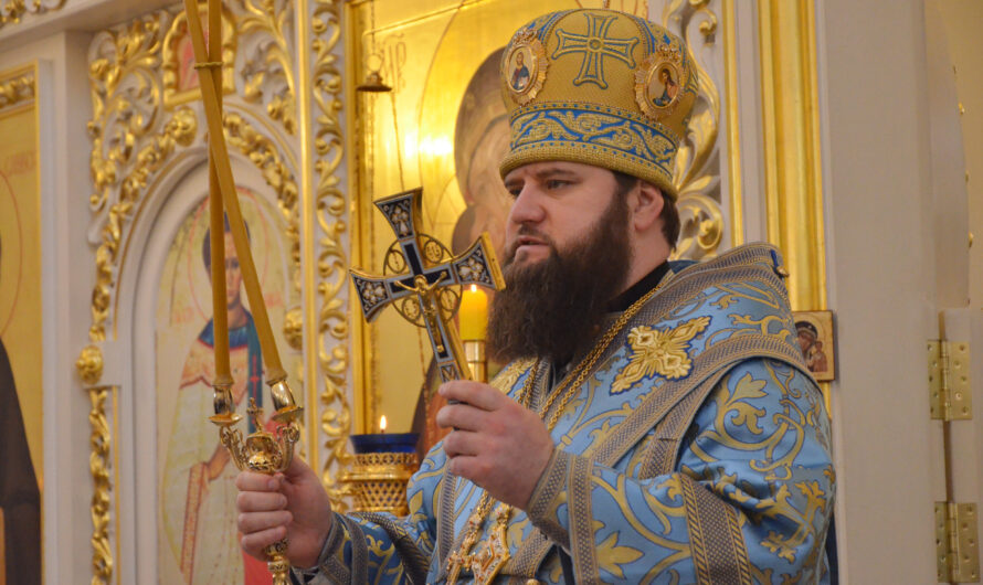 Митрополит Игнатий совершил Божественную литургию в храме женского монастыря Владимирской иконы Божией Матери поселка Протасы
